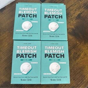 Timeout Blemish Patch, Dark Spot, 32 Patches NEW Sealed 4 Pack Total 128 Patches